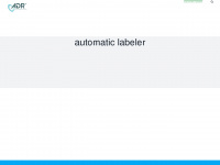 automatic-labeler.com Webseite Vorschau