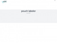 pouch-labeler.com Webseite Vorschau