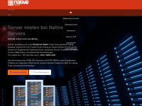 native-servers.com Webseite Vorschau
