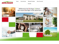 berlinger-wohnen.at Webseite Vorschau