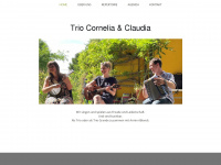 cornelia-claudia.ch Webseite Vorschau
