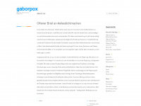gaborpox.wordpress.com Webseite Vorschau