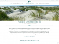friesenhaus-spiekeroog.de Webseite Vorschau