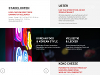koko-chicken.ch Webseite Vorschau