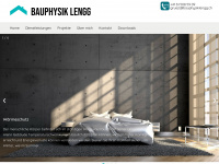 bauphysiklengg.ch Webseite Vorschau