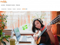 musikschule-mufab.de Webseite Vorschau