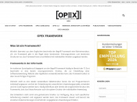 opexframework.com Webseite Vorschau