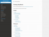 hostinghandbuch.de Webseite Vorschau