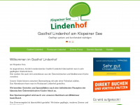 lindenhof-klopeinersee.at Webseite Vorschau