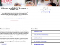 loewenrot-gymnasium.de Webseite Vorschau