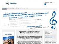 mgsirnach.ch Webseite Vorschau