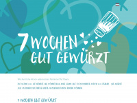 7wochengutgewuerzt.de Webseite Vorschau