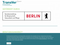 transver-berlin.de Webseite Vorschau