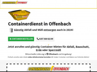 containerblitzoffenbach.de Webseite Vorschau