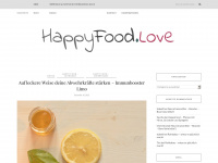 happyfood.love Webseite Vorschau