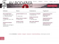 bodania.ch Webseite Vorschau