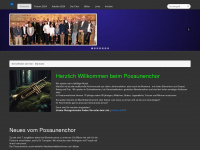 posaunenchor-hl.de Webseite Vorschau