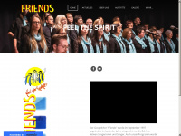 gospelchor-friends.de Webseite Vorschau