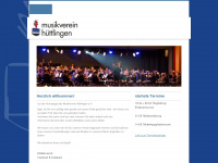 musikverein-huettlingen.de Webseite Vorschau