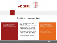 christ-maler-gipser.de Webseite Vorschau