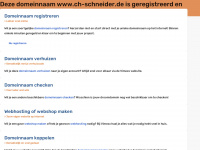ch-schneider.de Webseite Vorschau