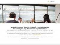 annette-goldstein.com Webseite Vorschau