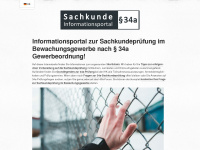 sachkunde-34a.de Webseite Vorschau
