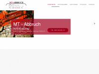 mt-abbruch.com Webseite Vorschau