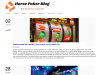 horsepokerblog.com Webseite Vorschau