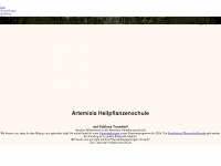 artemisia-heilpflanzenschule.de Webseite Vorschau