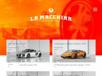 lamacchina.ch Webseite Vorschau