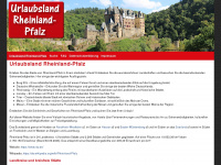 urlaubsland-rheinland-pfalz.info Webseite Vorschau