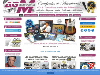 agmemorabilia.com Webseite Vorschau