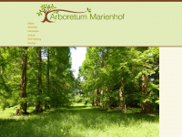 arboretum-marienhof.de Webseite Vorschau