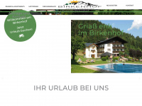 birkenhof-kärnten.at Webseite Vorschau