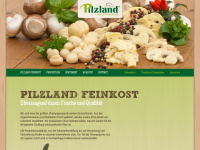 pilzland-feinkost.de Webseite Vorschau