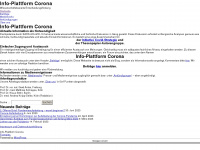 corona-netzwerk.info Webseite Vorschau