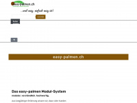 easy-palmen.ch Webseite Vorschau