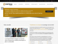 emitech.fr Webseite Vorschau