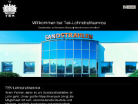 tek-lohnstrahlservice.at Webseite Vorschau