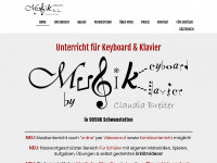 musik-by-claudia.de Webseite Vorschau