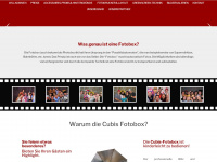 cubis-fotobox.de Webseite Vorschau