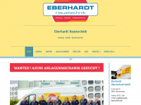 eberhardthaustechnik.de Webseite Vorschau