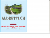 aldretti.ch Webseite Vorschau