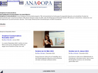anaphora.ch Webseite Vorschau