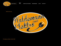 haldemannelektro.ch Webseite Vorschau