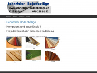 schnetzler-bodenbeläge.ch Webseite Vorschau