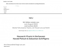 hausarzt-schiffgens.de Webseite Vorschau