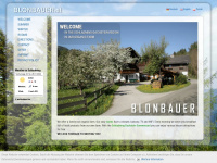 blonbauer.at Webseite Vorschau