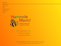 hummelemusic.com Webseite Vorschau